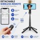 QQ17 Селфи стик с вграден статив и Bluetooth дистанционно – Разтегателен монопод за смартфон