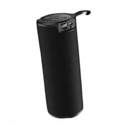 WUW R151 Безжичен тонколона +LED осветление  - Черен