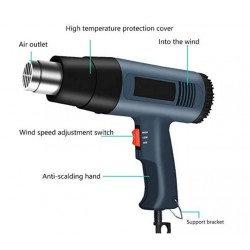 KL199 XA-A020 пистолет за горещ въздух 1500W за ремонт на мобилни устройства