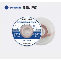 Фитил за запояване на RELIFE RL-3015 3.0mm * 1.5m