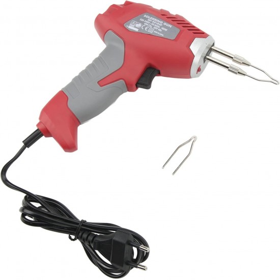 MT-SG180P Поялник пистолет 180W 200°C с LED | Комплект за запояване | Бързо загряване | EU щепсел 220-240V