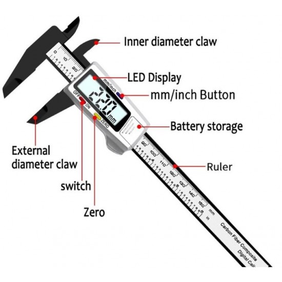 Дигитален шублер K602 Digi 150mm 