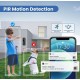 T6 WiFi интелигентен видео звънец с двупосочно аудио, детекция на движение, нощно виждане, приложение за телефон, лесна настройка,1080P