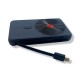 T88 PD 15W Magsafe с LED индикатор 2 кабела USB-C и Lightning 10,000MAH - Черен