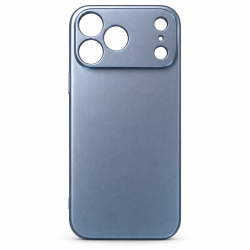 Силиконов гръб TP18 +камера за iPhone 18 Pro Max - Светло Син