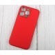 Кожен кейс със силикон отстрани+кам. TP-35 Samsung S22 Plus - Червен
