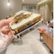 3D Кейс с фигура мечка TP-5 за Samsung A73  - Сив