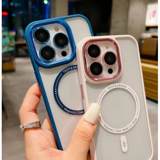 Луксозен кейс AllureEyes с Magsafe TP-101 iPhone 16 Pro - Розов