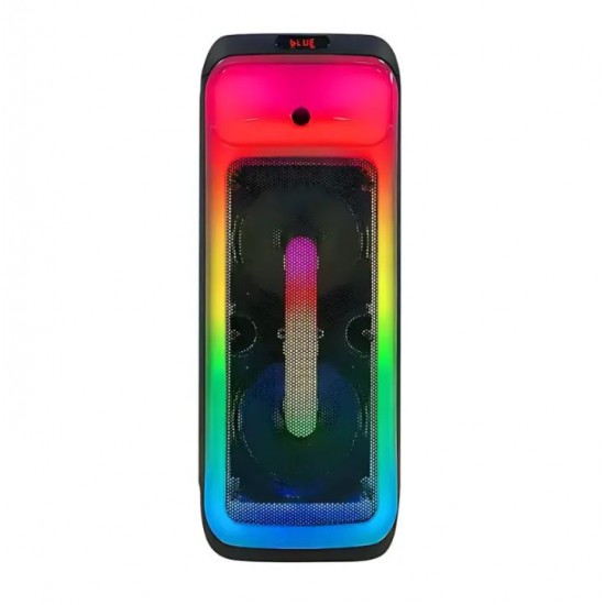 TTD-1001 60W Преносим Bluetooth високоговорител 2x10' LED подсветка, микрофон и TWS 