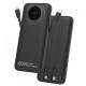 TUGII Y102 Power Bank 10,000mAh 22.5W с вградени кабели
