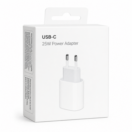 NoBrand USB-C Зарядно 25W EU Адаптер | Бързо зареждане | Type-C Power Adapter