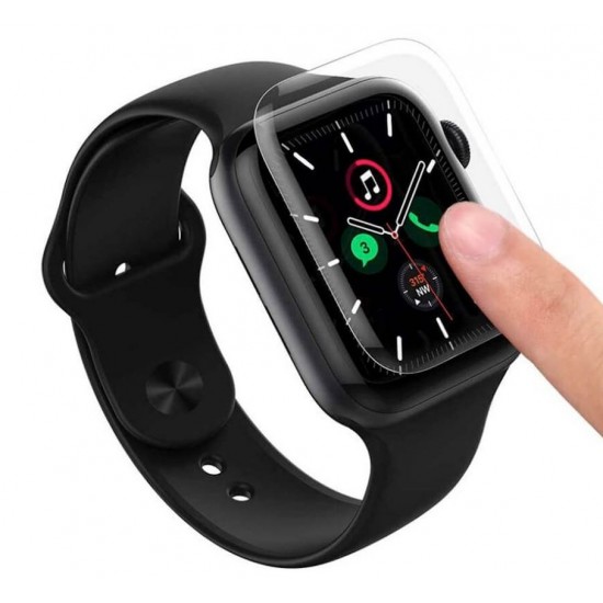 3D UV Закалено стъкло за Apple Watch 41mm (прозрачно)