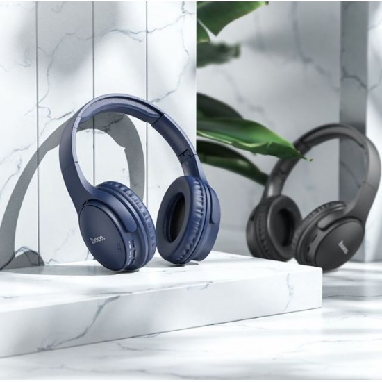 HOCO W40 Безжични слушалки Bluetooth 5.3 ,HIFI,SD  - Сив