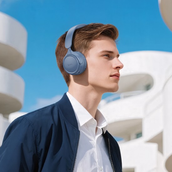 HOCO W66 Безжични слушалки Over Ear Headphones 32 Часа - Син