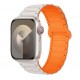 Магнитна каишка BN-10 Apple Watch  iWatch 42/44/45/49mm - Бял/Оранжев