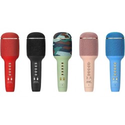 WSTER WS-900 Безжичен Микрофон с Блутут и мощни тонколони - Камуфлаж