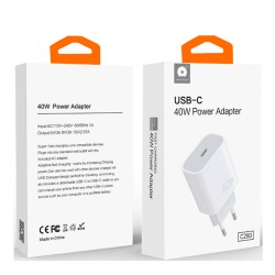 WUW Адаптер C280 USB-C PD 40W мрежово зарядно устройство