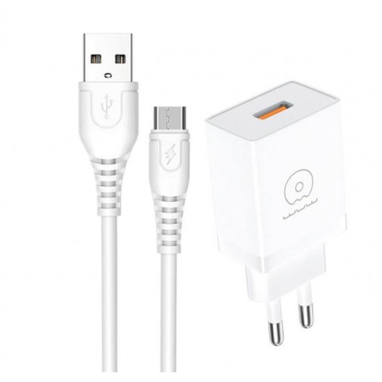 WUW T66 3.5A Зарядно с кабел USB към Micro USB