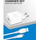 WUW T66 3.5A Зарядно с кабел USB към Type-C 