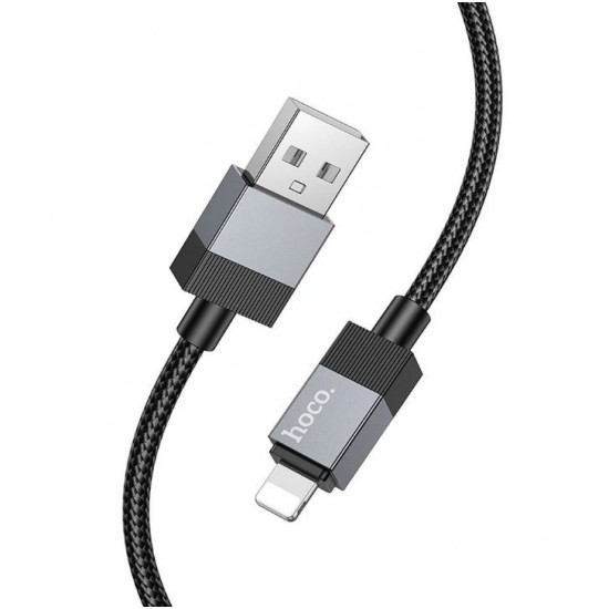 HOCO Кабел 2.4A 'X110' USB към Lightning (1M) - Черен