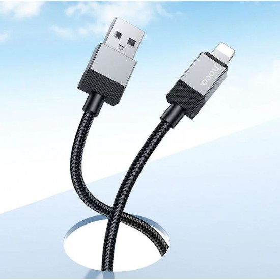 HOCO Кабел 2.4A 'X110' USB към Lightning (1M) - Черен