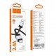 HOCO Кабел 2.4A 'X110' USB към Lightning (1M) - Черен