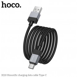 HOCO Кабел 3.0A 'X110' USB към Type-C (1M) - Черен
