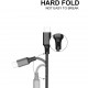 WUW X208 Кабел 3 в 1 – USB към Type-C / Lightning / Micro USB, 2.4A, 1.2м