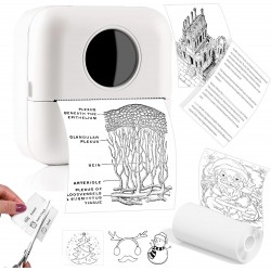 Термо принтер X5 Pocket Label Maker Безжичен принтер за бележки (Моби приложение)