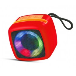 Мини LED 10W RGB Преносима Тонколона X-911 - Червен