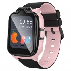 HOCO Y104 4G детски смарт часовник с GPS, видео разговори, SOS и SIM карта - Розов