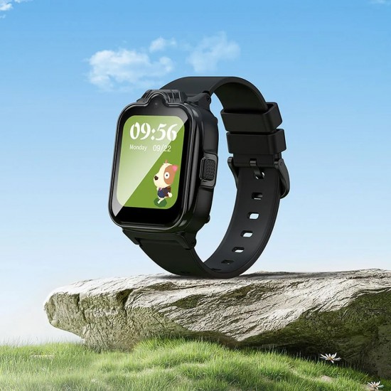 HOCO Y104 4G детски смарт часовник с GPS, видео разговори, SOS и SIM карта - Черен