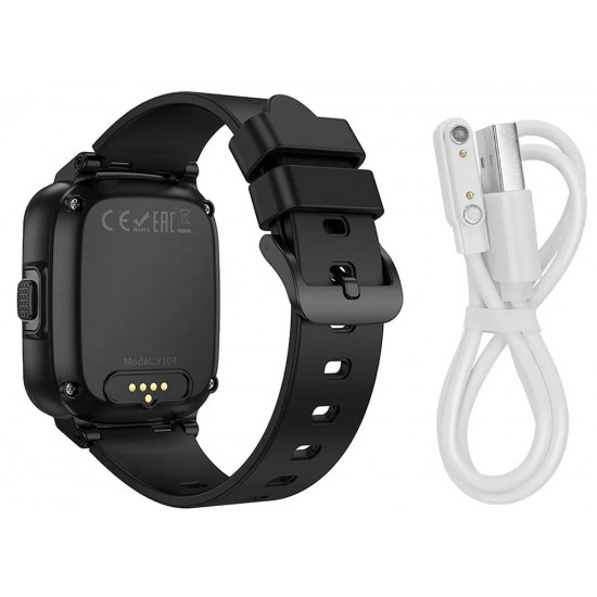 HOCO Y104 4G детски смарт часовник с GPS, видео разговори, SOS и SIM карта - Розов