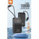 WUW Y158 Power Bank 10,000mAh 22.5W с вградени Type-C и Lightning кабели