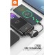 WUW Y158 Power Bank 10,000mAh 22.5W с вградени Type-C и Lightning кабели