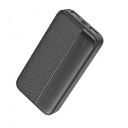 WUW-Y93 Тънко Пр.зарядно 2.1A MICRO+USB-C+2изх.USB 10,000MAH - Черен