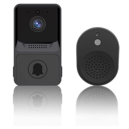 Z20 Видео звънец с WiFi интелигентна камера, безжичен звънец с HD изображение,аудио, нощно виждане,дистанционно управление