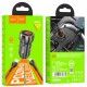 HOCO 12V Z46A с 2 изхода PD20W+QC3.0 и кабел USB към Type-C (сив металик)