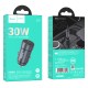 HOCO адаптер 12V Z57 с 2 изходa USB QC3.0 и PD30W