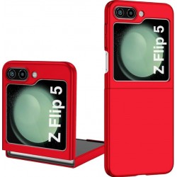 Z15 Silicone case за Samsung Z Flip 7 от 2 части - Червен