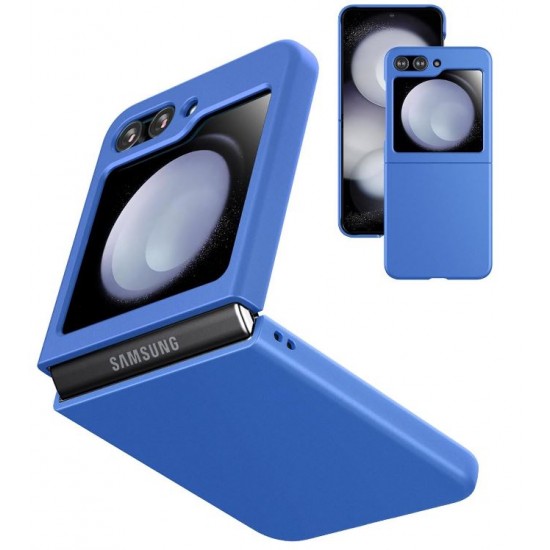 Z15 Silicone case за Samsung Z Flip 5 от 2 части - Син
