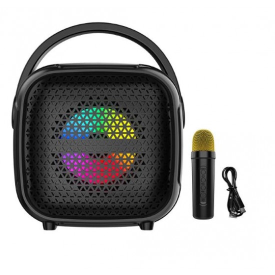 ZQS1343W Портативна Двойна Караоке 3'' 8W Sing-e тонколона+безжичен микрофон 800mAh