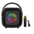 ZQS1343W Портативна Двойна Караоке 3'' 8W Sing-e тонколона+безжичен микрофон 800mAh