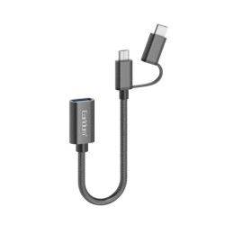 EARLDOM OT84 2-в-1 OTG USB към Micro USB и Type-C