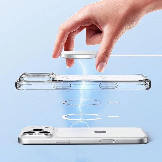 Anti-Slip TPU MagSafe Кейс TP-69 за iPhone 16 Pro - Черен