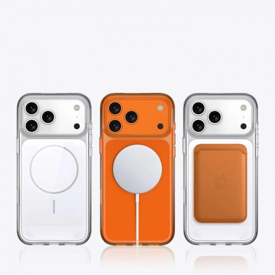 Anti-Slip TPU MagSafe Кейс TP-69 за iPhone 16 Pro - Черен