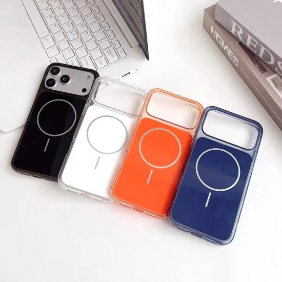 Anti-Slip TPU MagSafe Кейс TP-69 за iPhone 16 Pro - Черен