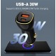 LDNIO 12V C103 60W 2изх. 1xPD30W1xUSB-A30W с кабел USB към USB-C